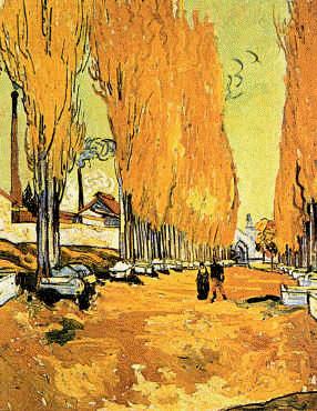 Vincent Van Gogh Les Alicamps oil painting picture